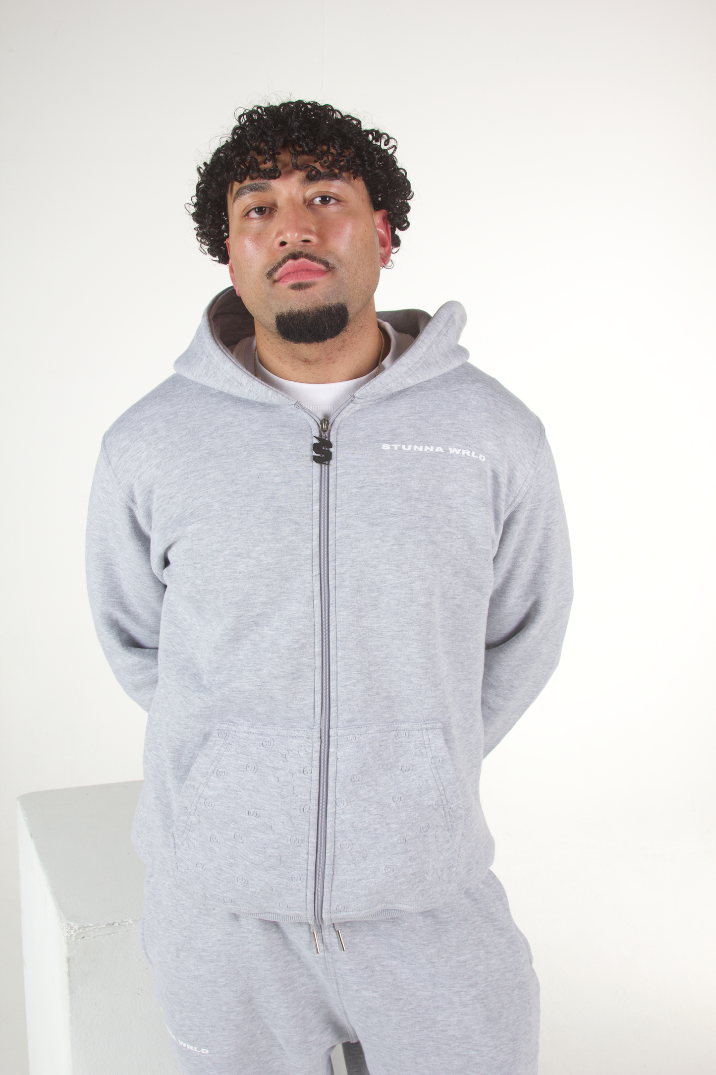 Grey full-zip Hoodie / MENS