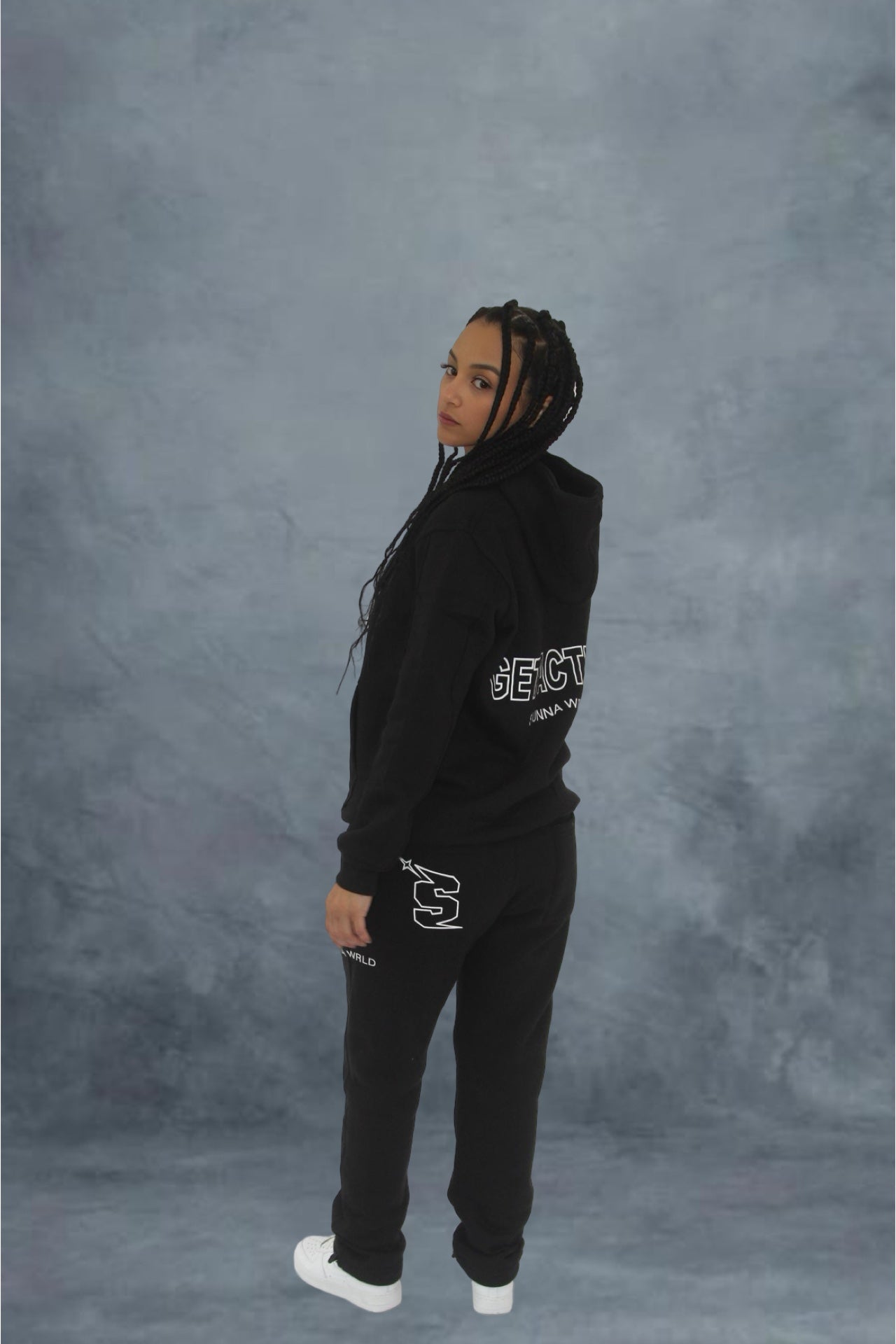 Black Stunna trackpants / WOMENS