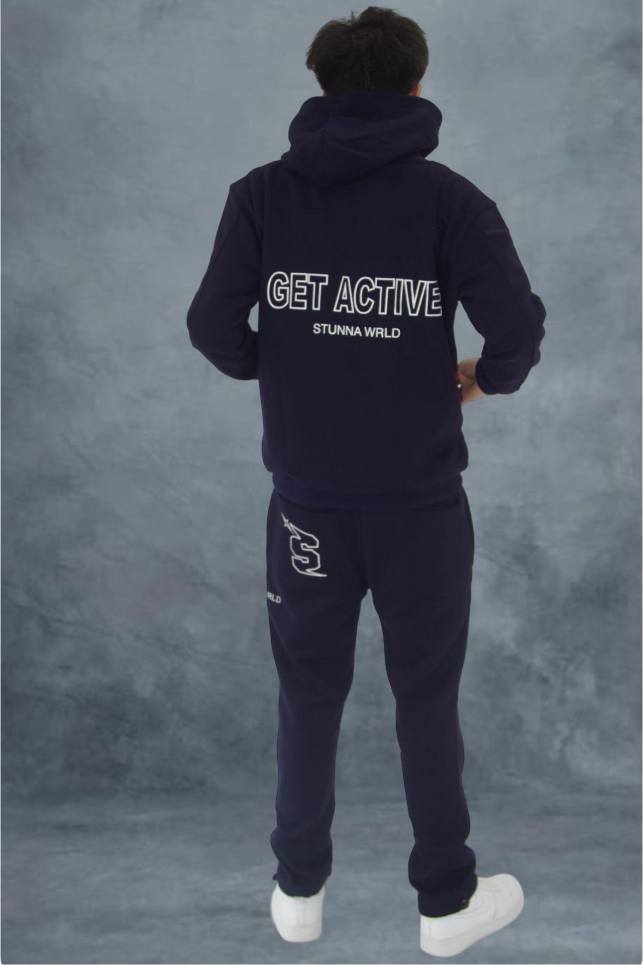Navy Stunna Trackpants/ MENS