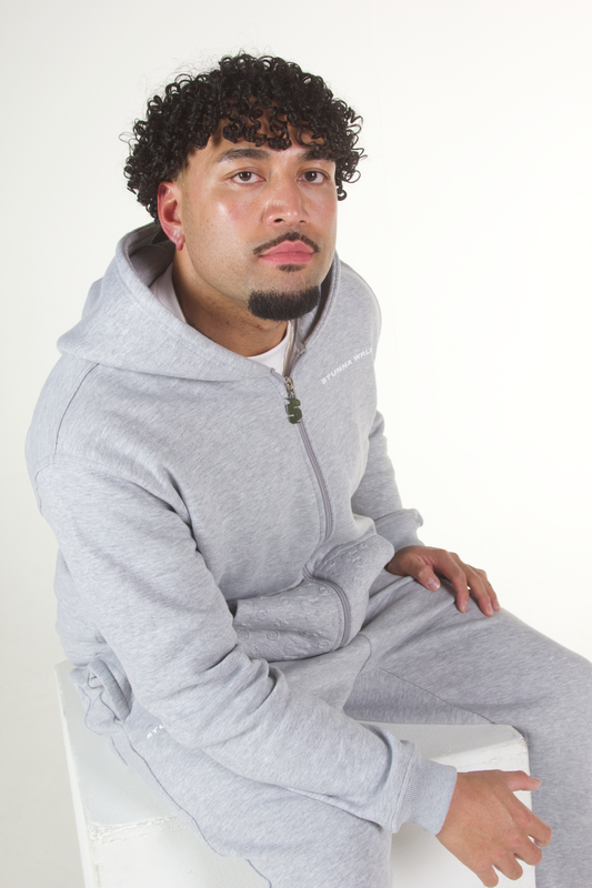 Grey full-zip Hoodie / MENS