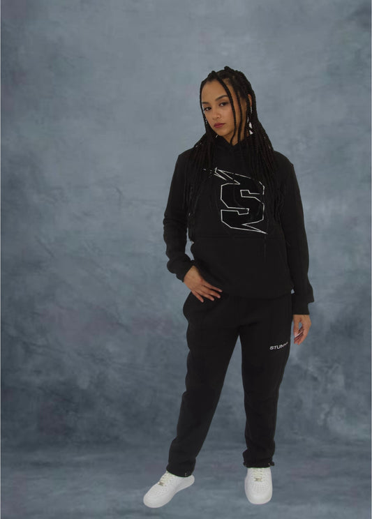 Black Stunna trackpants / WOMENS