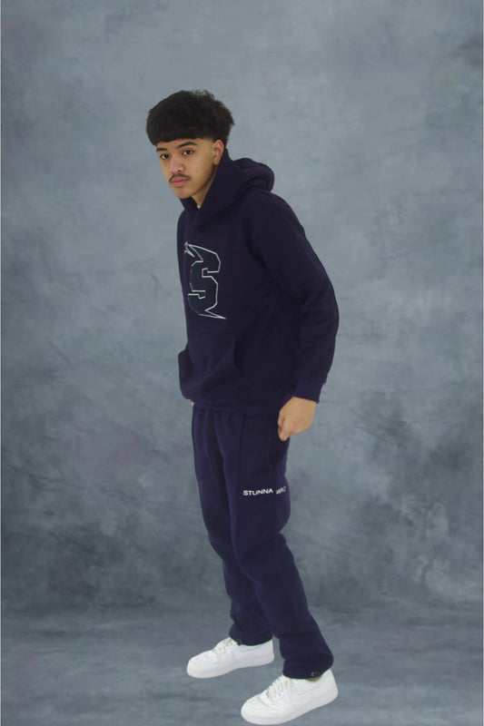 Navy Stunna Trackpants/ MENS