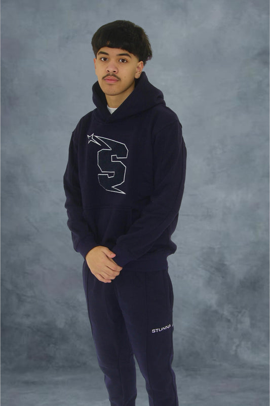 Navy Stunna hoodie / MENS